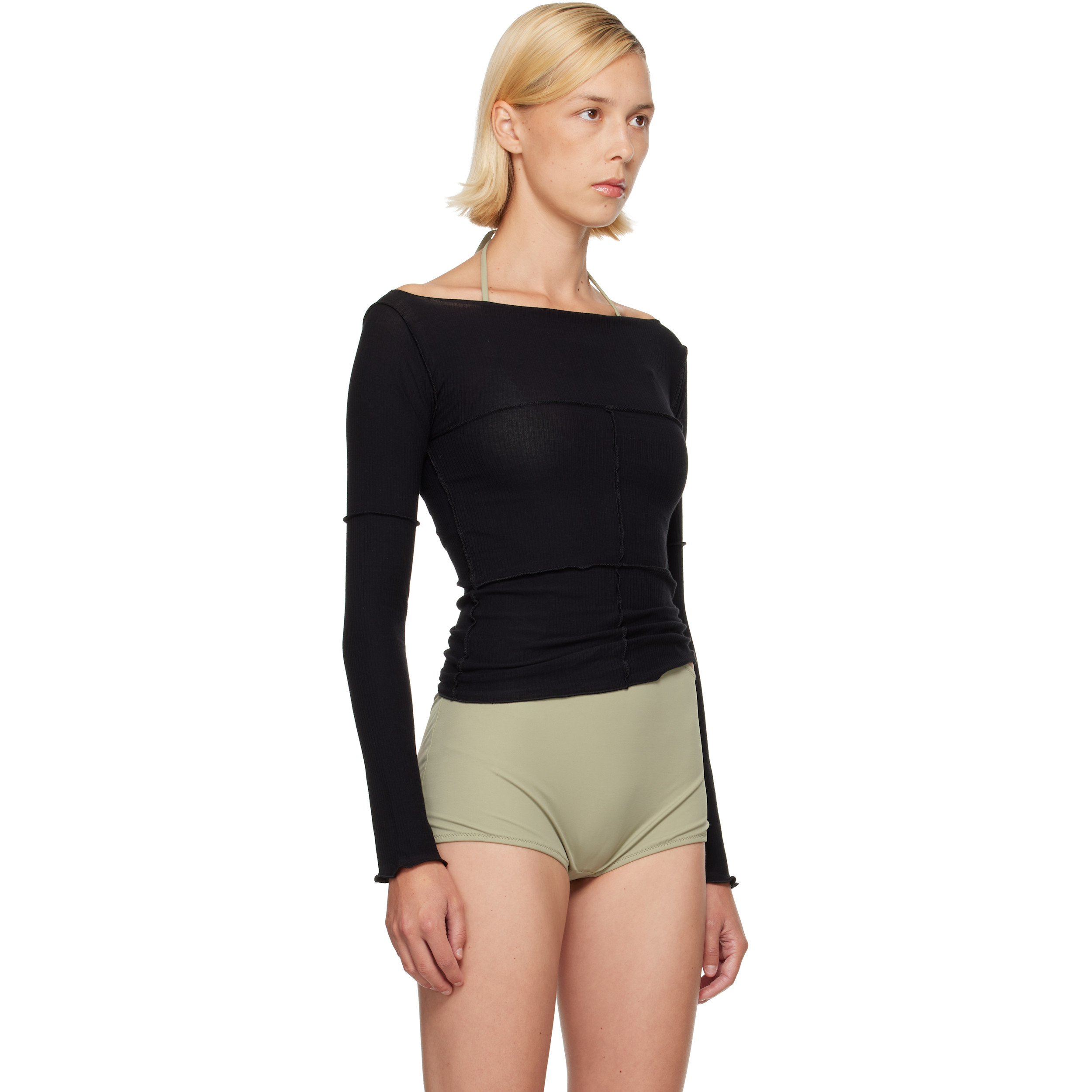 SSENSE Exclusive Black Cinder Long Sleeve Top