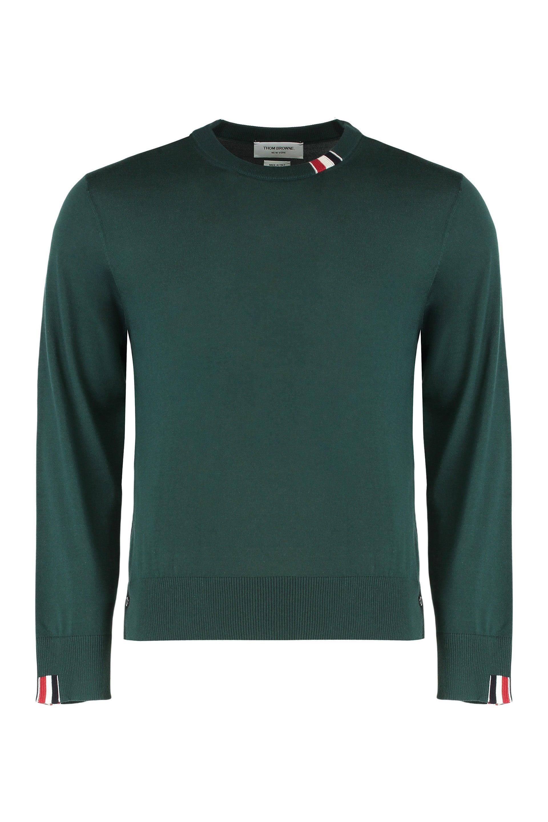 Jersey Knit Crew-neck Pullover