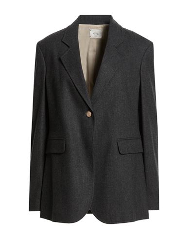 Crème Woman Blazer Charcoal Size 4 Viscose, Polyester, Wool, Elastane