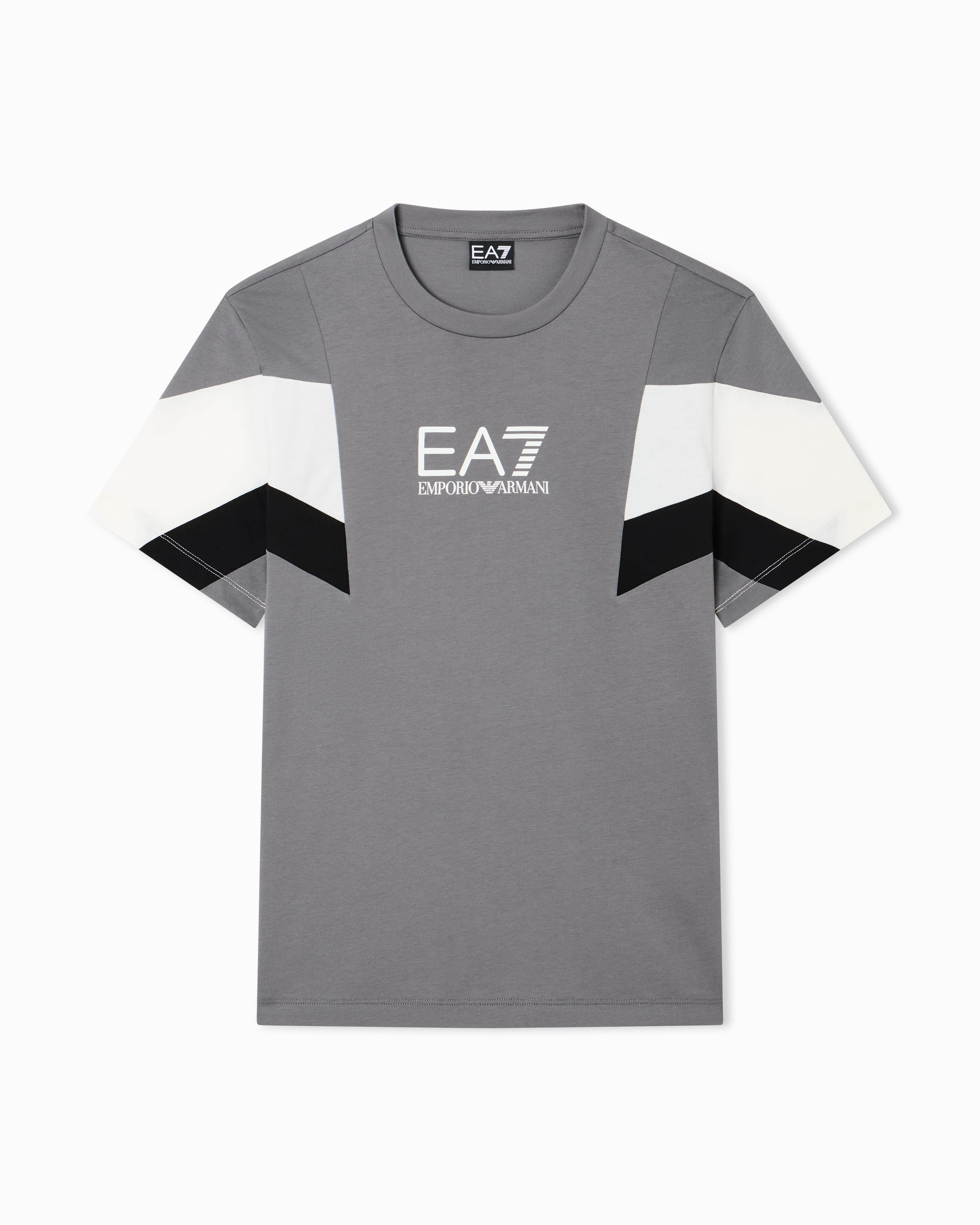 Summer Block cotton jersey crew-neck T-shirt