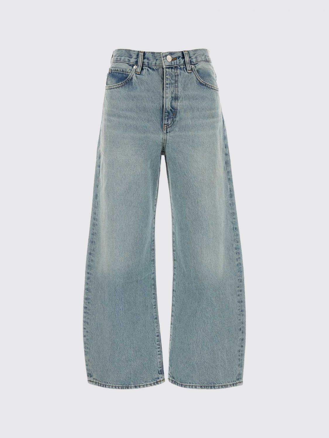The Bow High Rise Crop Jeans in Coastal