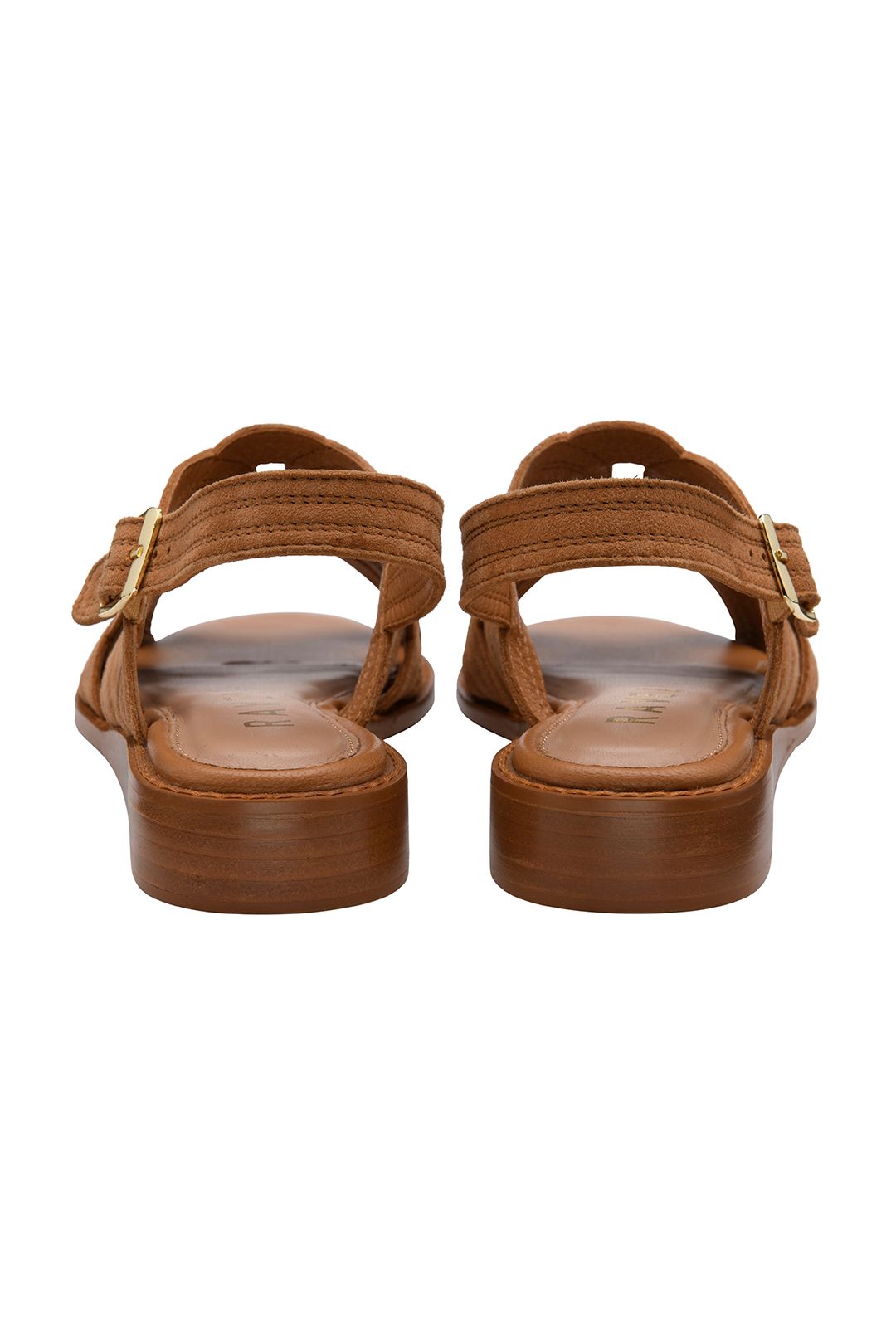Ravel 'waren' Leather Ankle-Strap Sandals In Tan