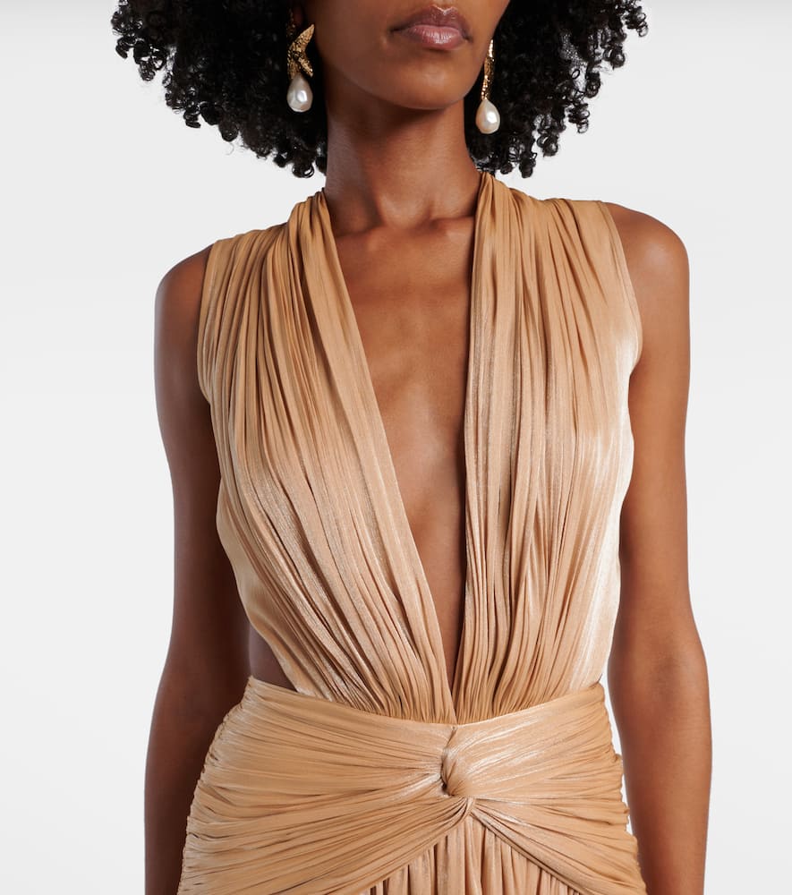 Silla cutout gathered gown