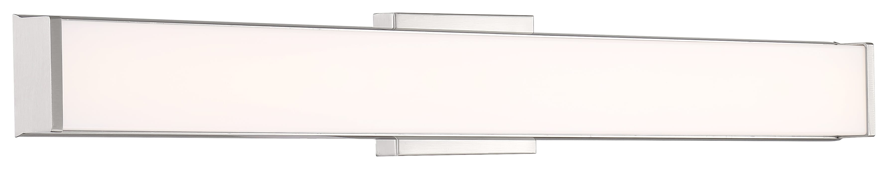 Access Citi Bathroom Vanity Light in Brushed Steel - 62572LEDD-BS/ACR