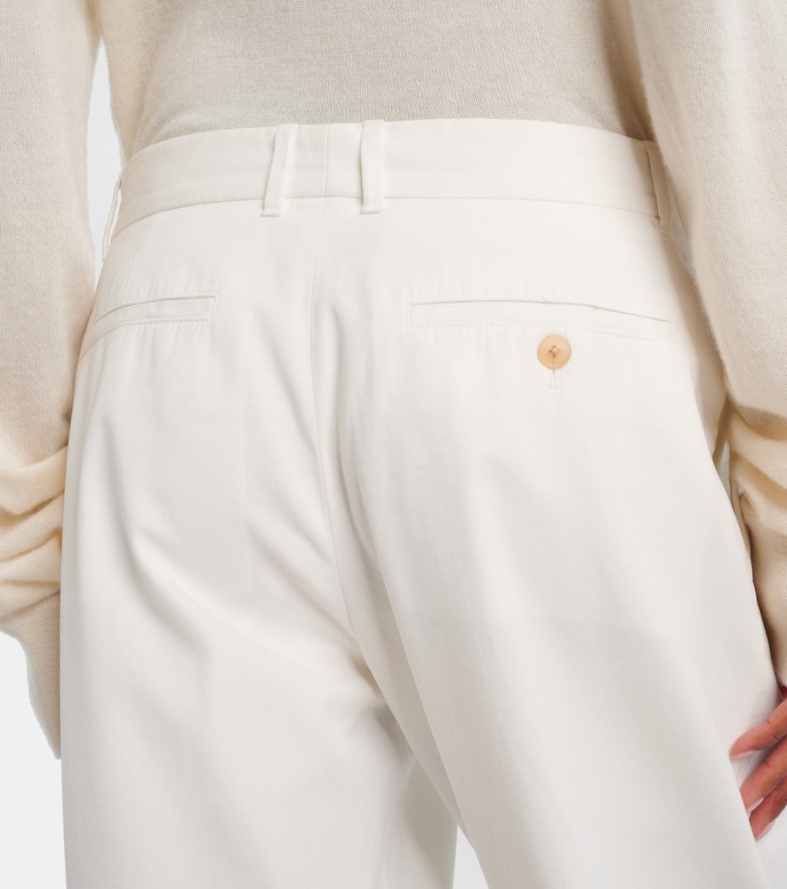 Neriah cotton and cashmere straight pants