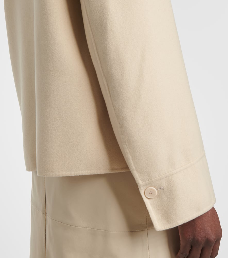 Rollet wool and silk coat