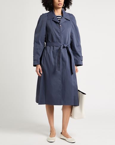 Low Classic Woman Overcoat & Trench Coat Lead Size M Polyester