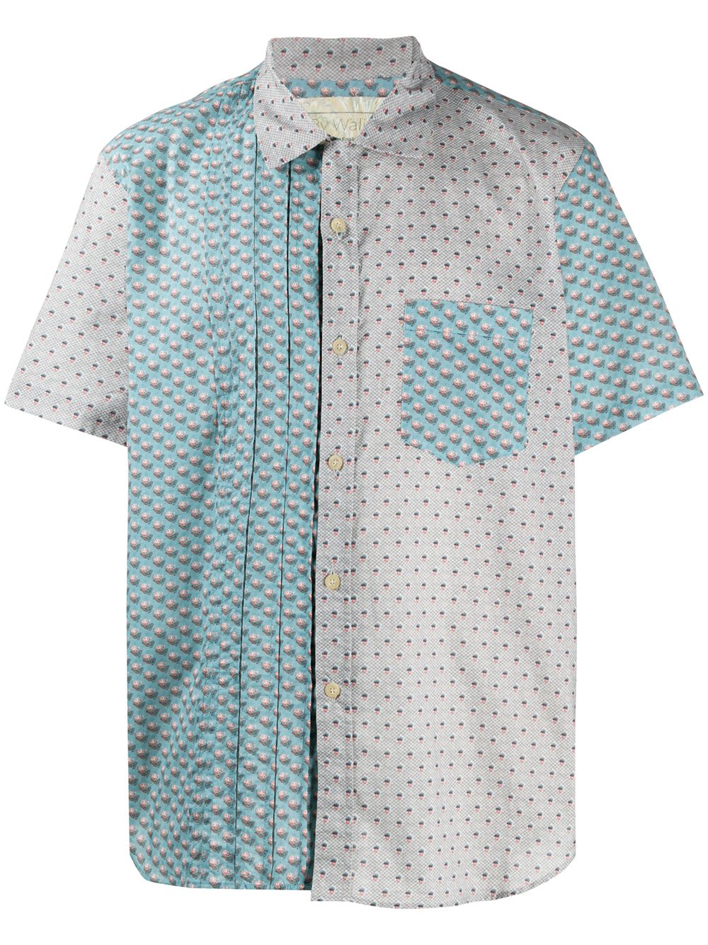 Carson panelled shirt