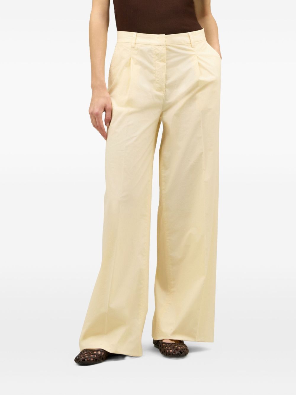 Boglioli wide-leg trousers - Neutrals