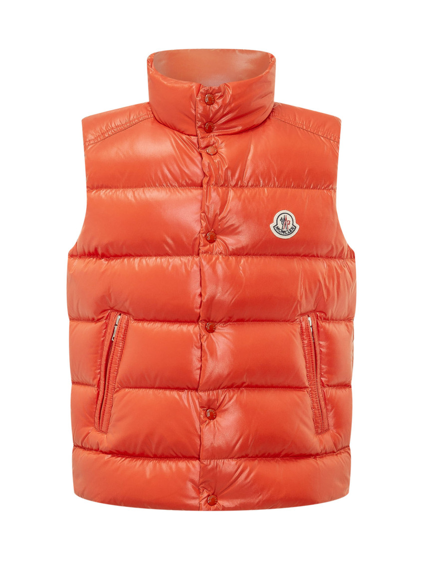 Kids Orange Quilted Jacket