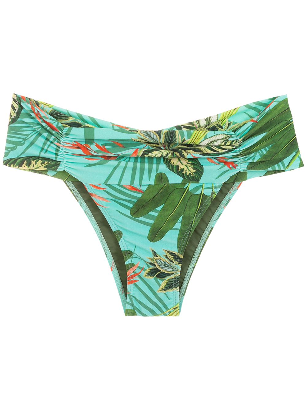Jasper tropical print bikini bottoms - Green