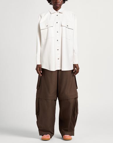 Woman Shirt Cream Size 6 Polyurethane
