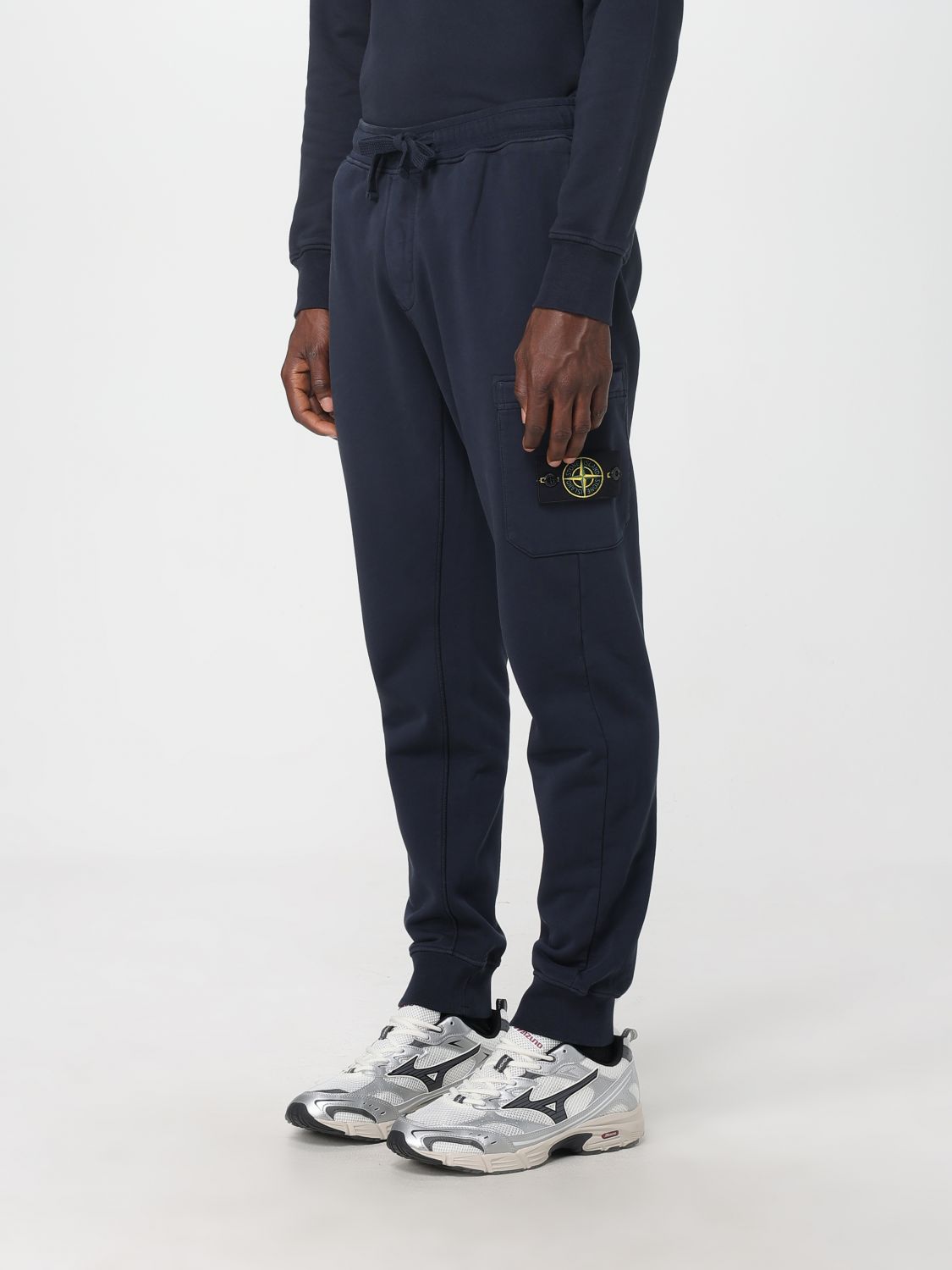 Pants Men color Blue