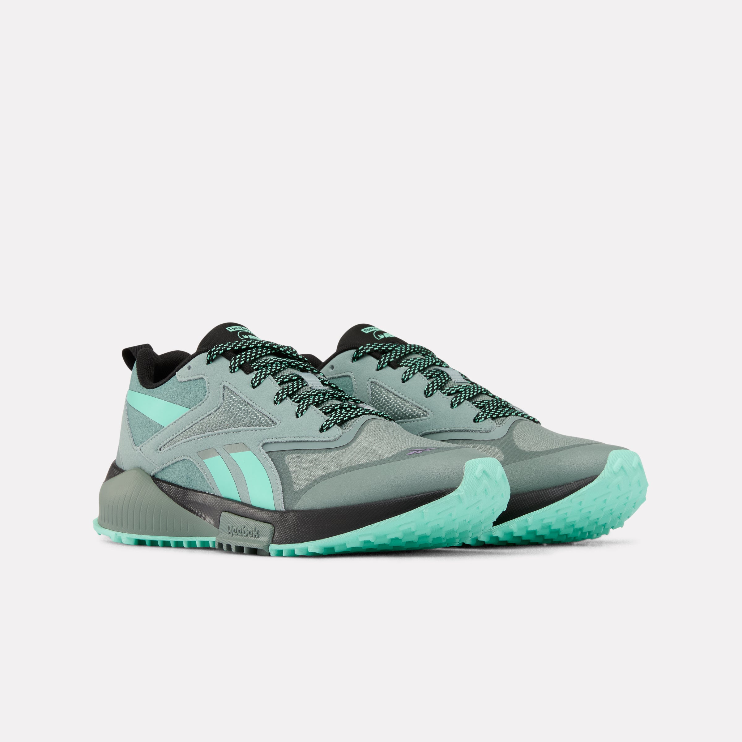 Reebok - Lavante Trail 2 Men's Running Shoes, Man, Light Fog/Atomic Aqua/Black