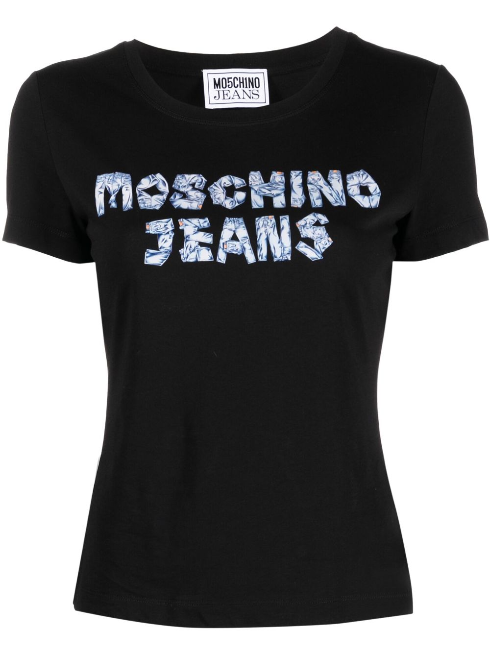 Logo-print cotton T-shirt - Black