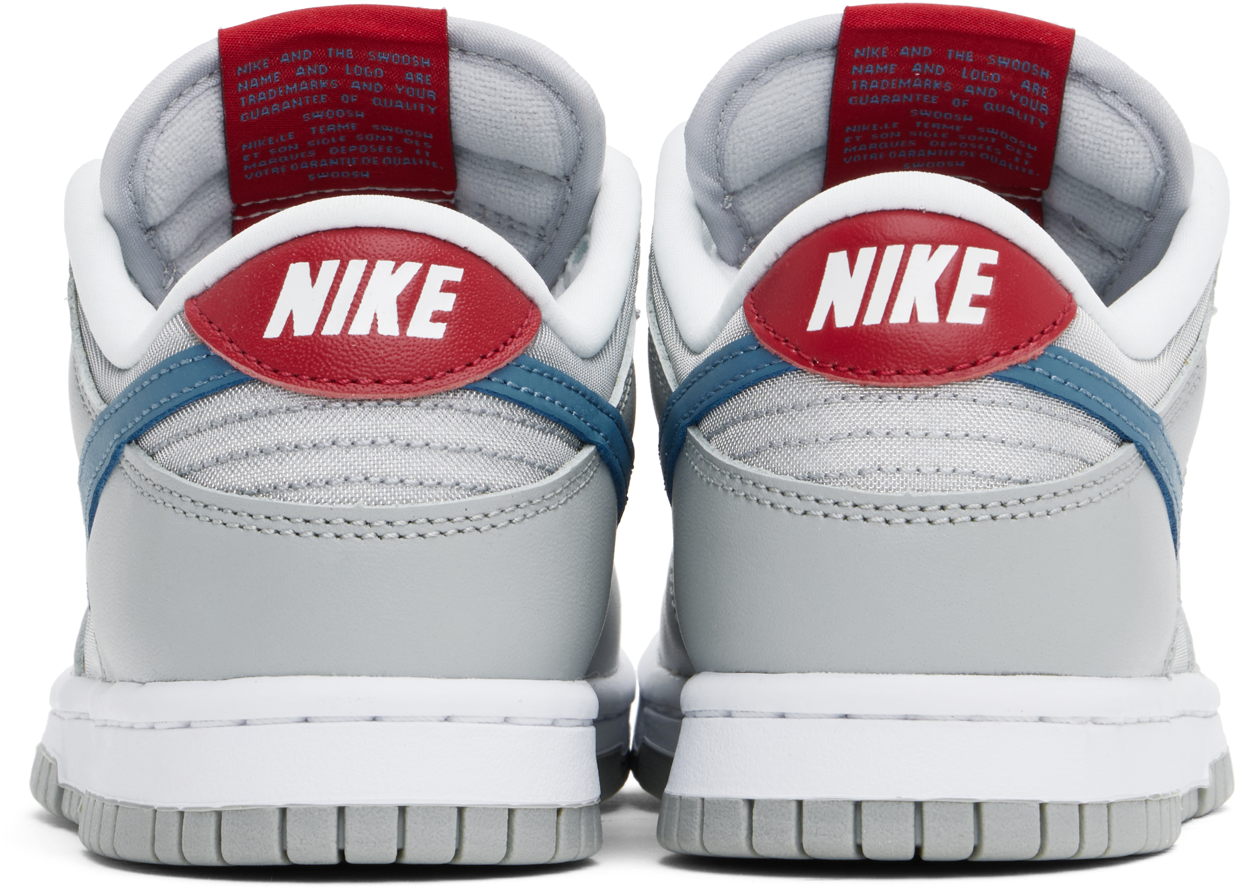 Silver Dunk Low Sneakers