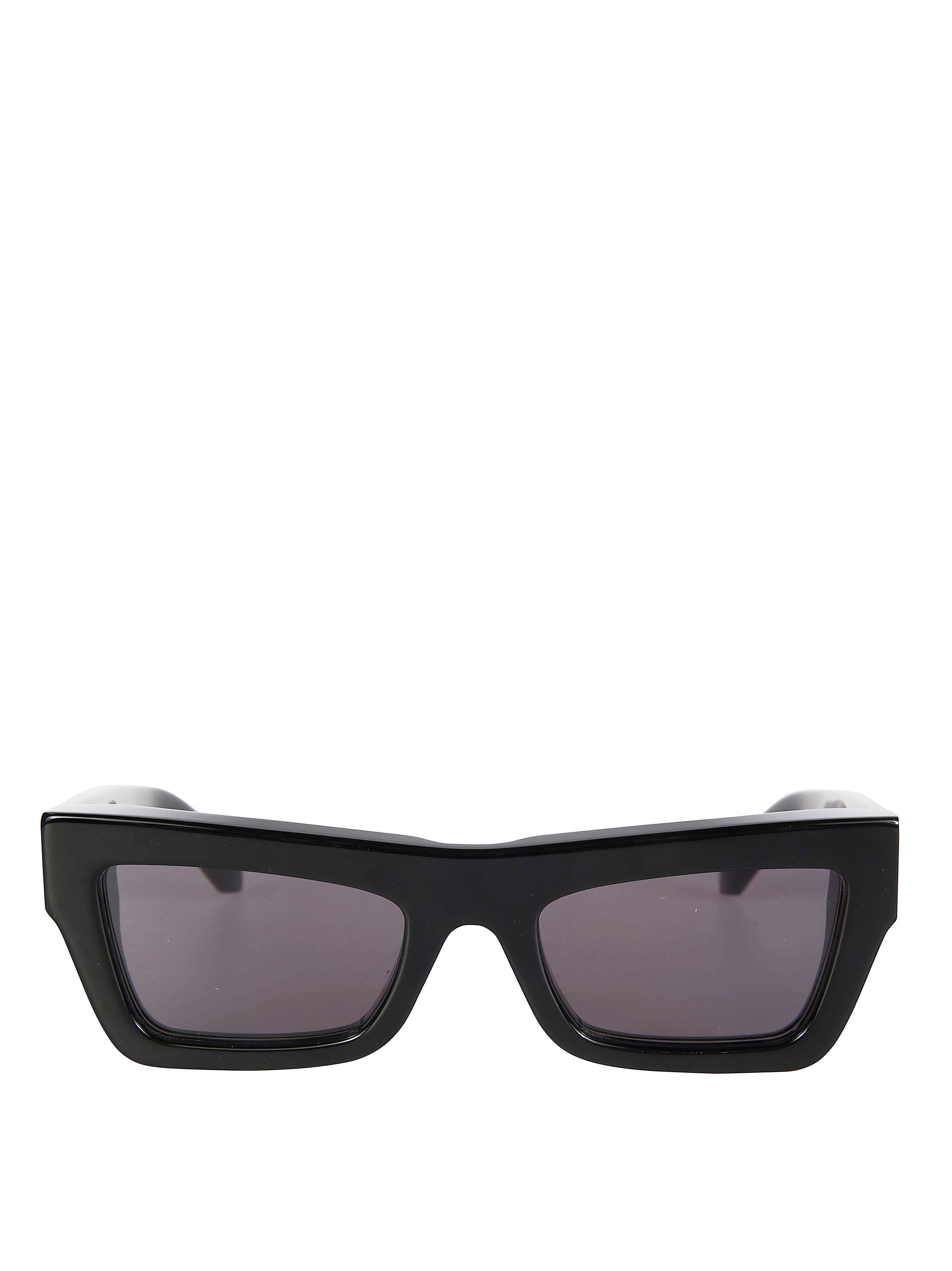 Black Charleston Acrylic Angular Sunglasses