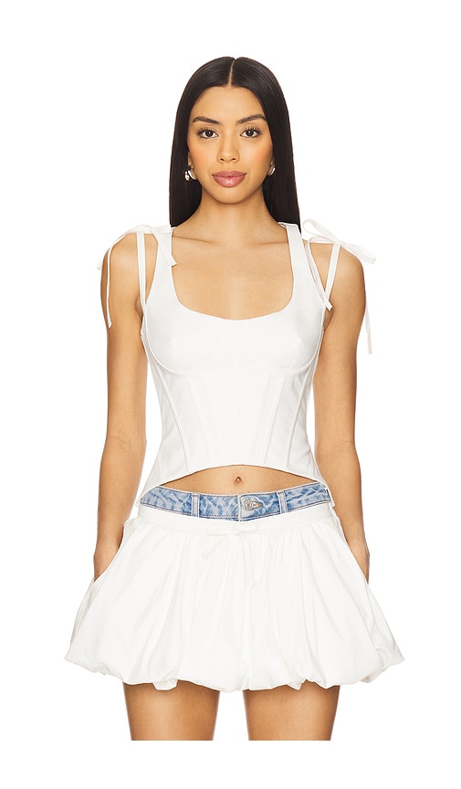 Ceren Ocak KORSETT in White. Größe XS. Also in L, M, S, XL/1X