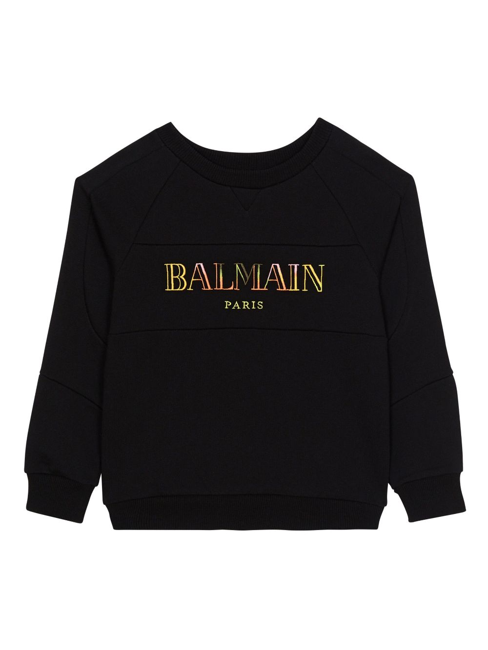 Logo-print cotton sweatshirt - Black