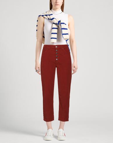 Woman Pants Brick red