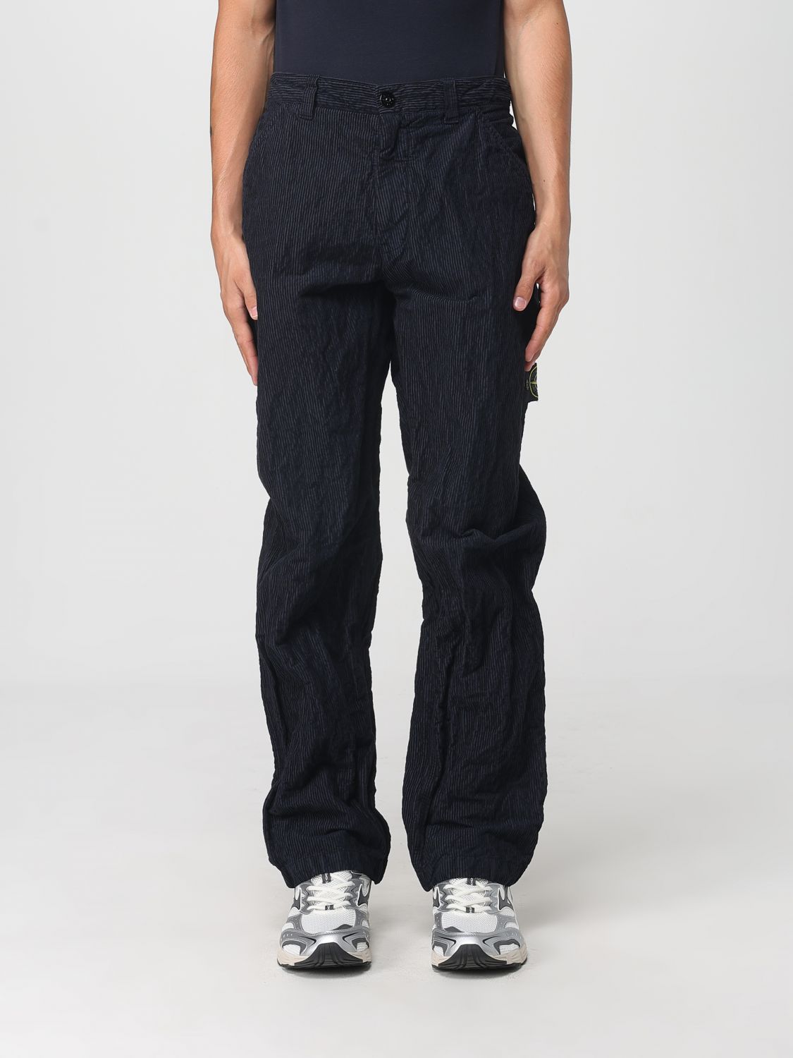 Pants Men color Blue