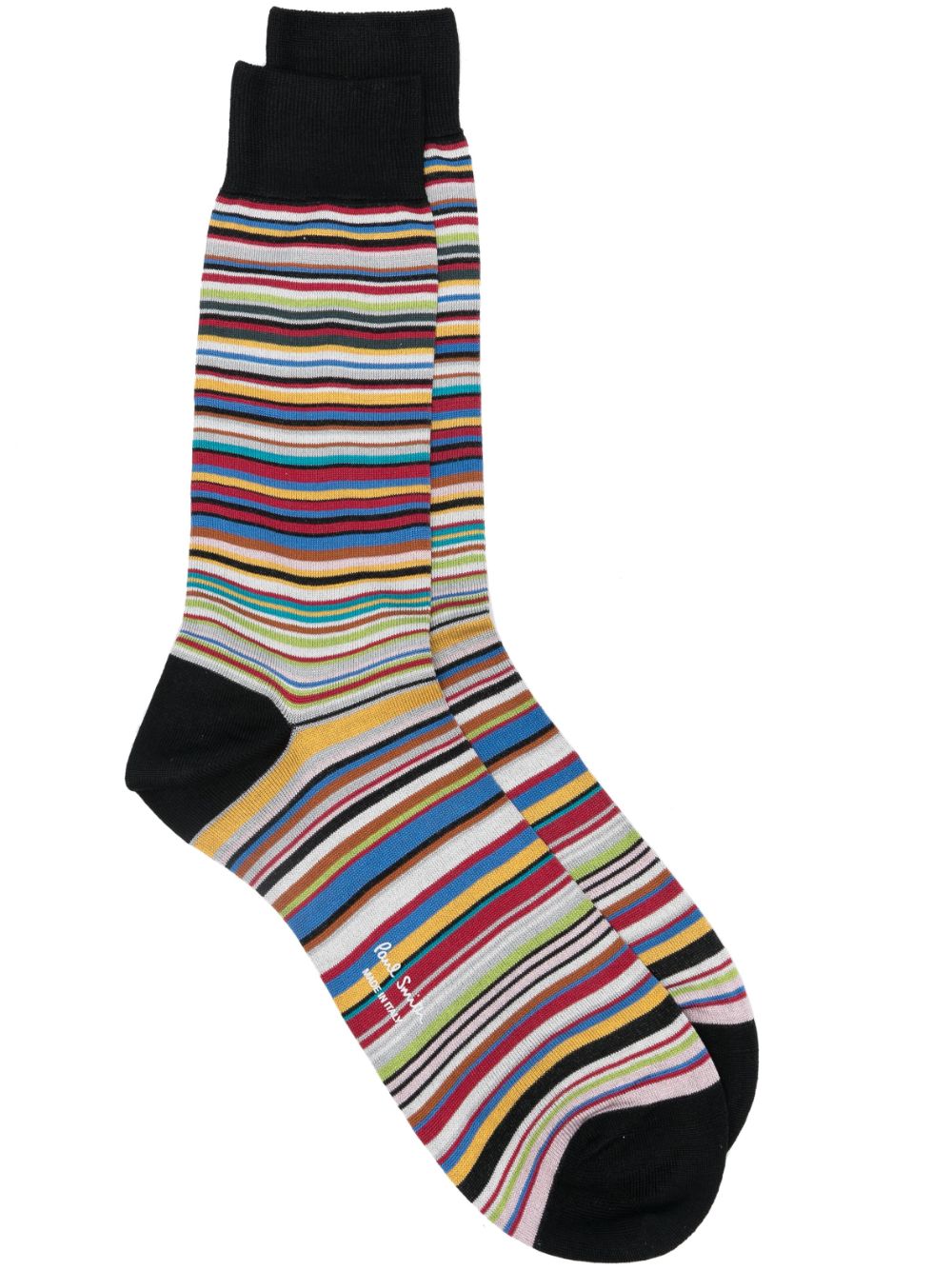 Striped ankle socks - Black