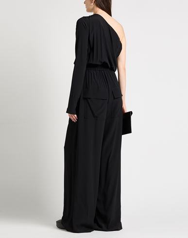 Woman Jumpsuit Black Size 2 Acetate, Silk