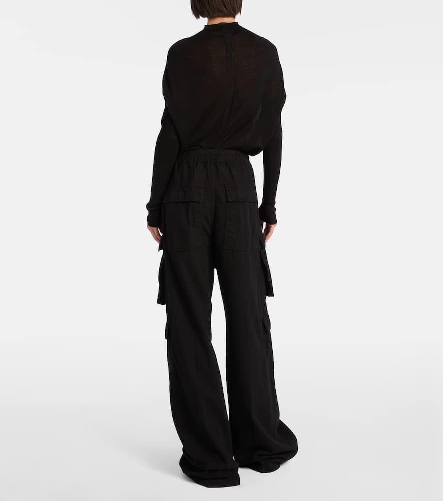 Jumbo Belas high-rise cotton cargo pants