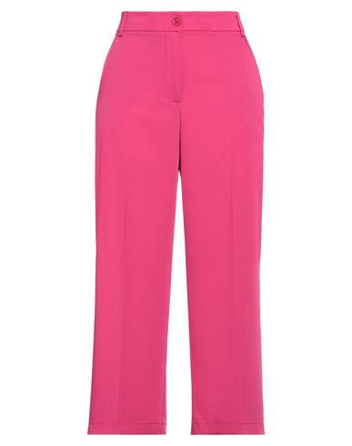 Soallure Woman Pants Magenta Size 6 Polyester, Elastane