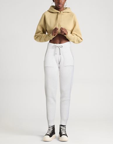 Woman Pants White Size M Wool, Viscose, Cashmere