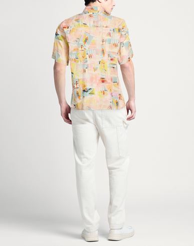 Man Shirt Yellow Size XL Cotton
