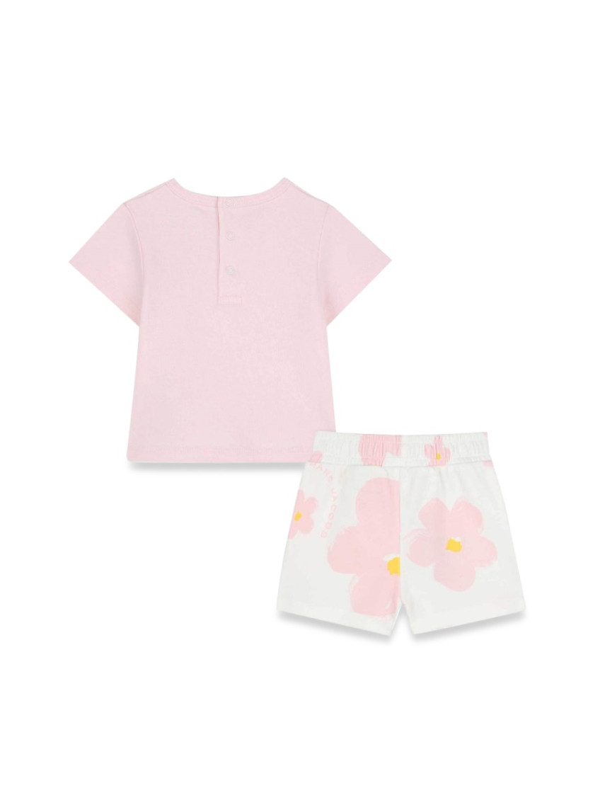 2-Piece Pink Logo T-shirt/Short Set ( Baby Girl)