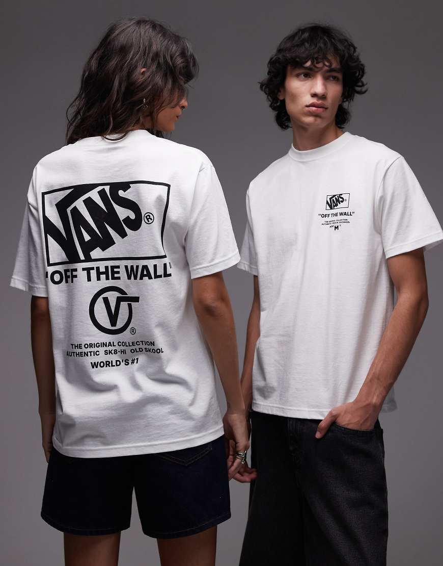 Stockpile graphic back print t-shirt in white