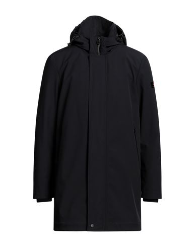 Man Coat Black Size XL Polyamide, Elastane