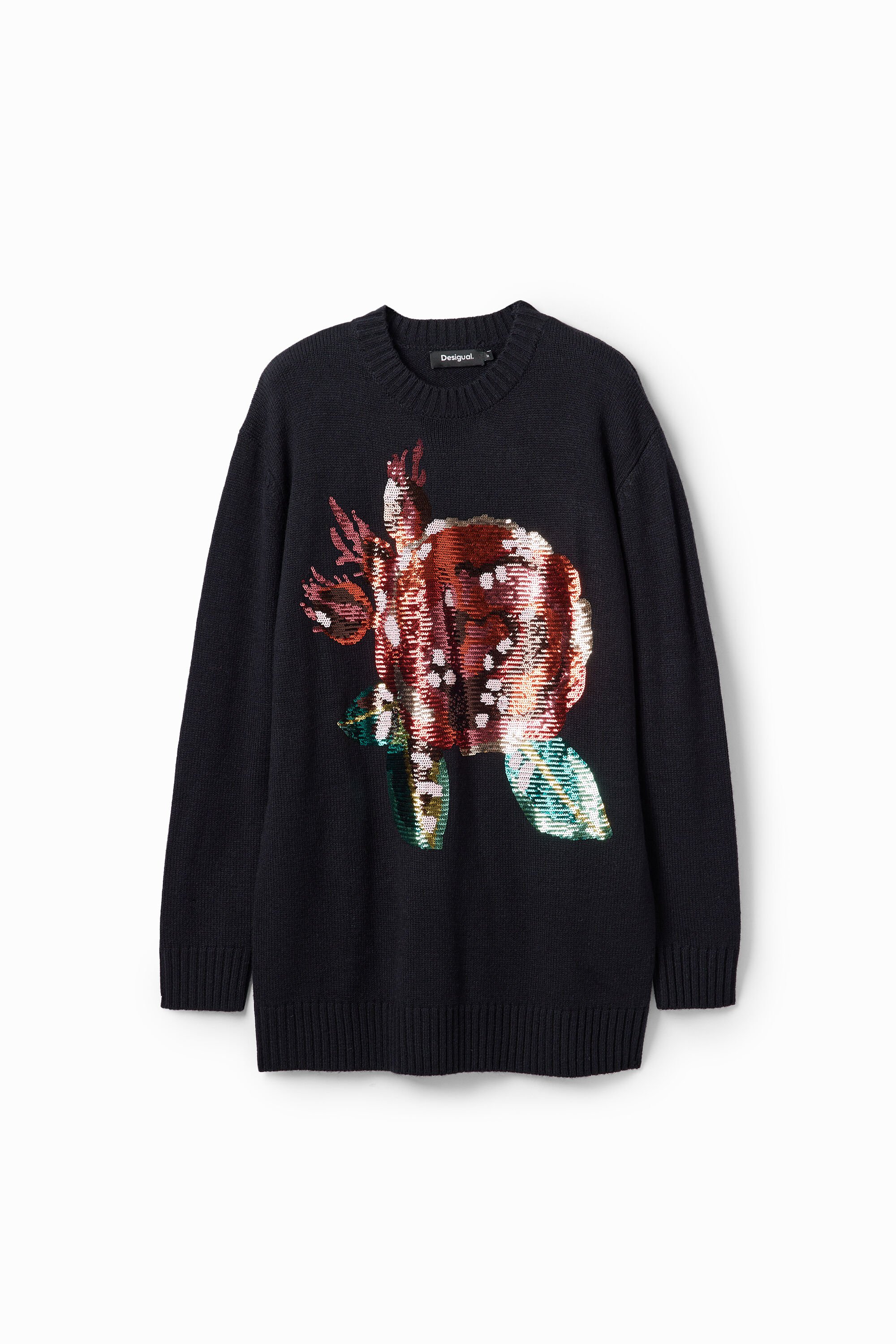 M. Christian Lacroix oversize sequin pullover