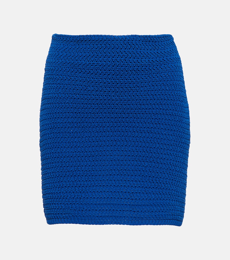 Modern Textures cotton-blend miniskirt