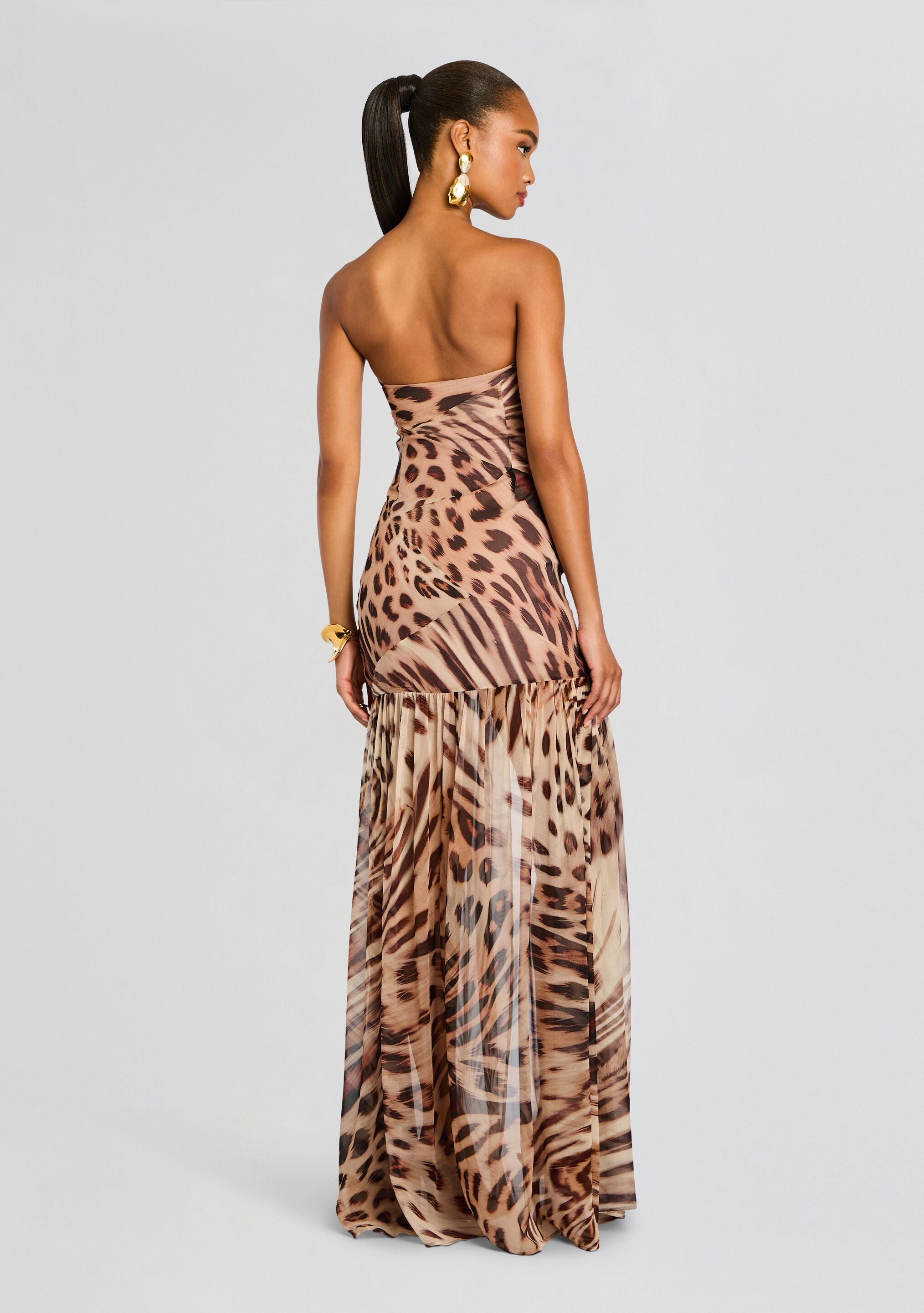 Nicole Silk Chiffon Dress