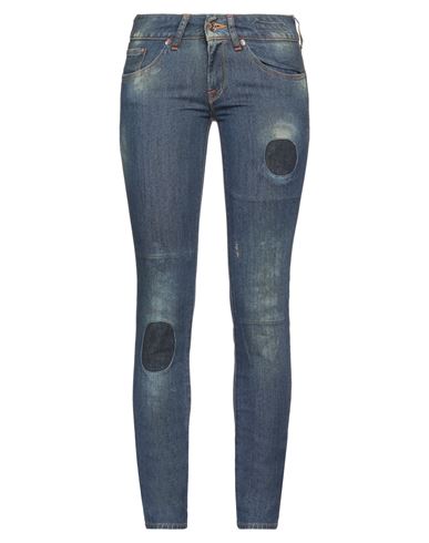 Jacob Cohёn Premium Woman Jeans Blue Size 27 Cotton, Elastane