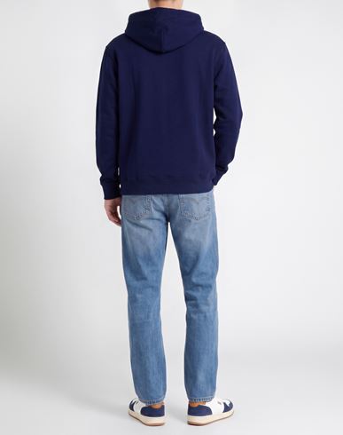 Man Sweatshirt Midnight blue Size L Cotton, Recycled polyester