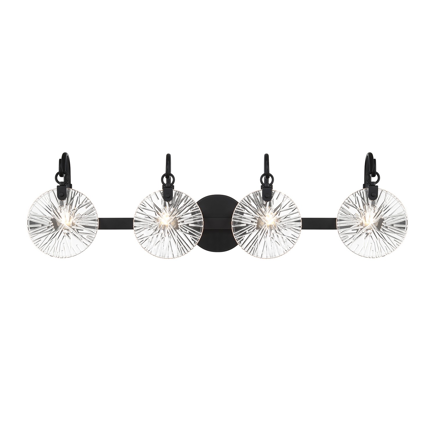 Addison 4-Light Bathroom Vanity Light in Matte Black