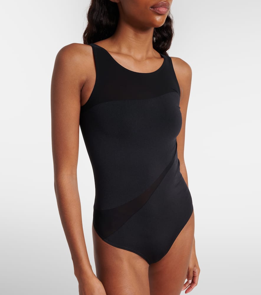 Shade paneled bodysuit