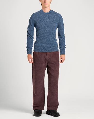 Man Sweater Slate blue Size XL Wool, Recycled polyamide, Silk