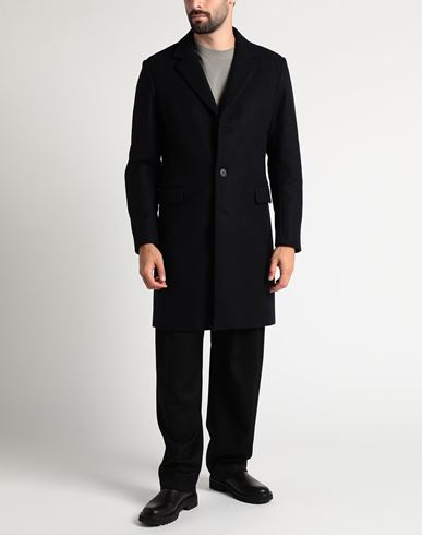 Man Coat Midnight blue Size XL Wool, Polyamide, Cashmere
