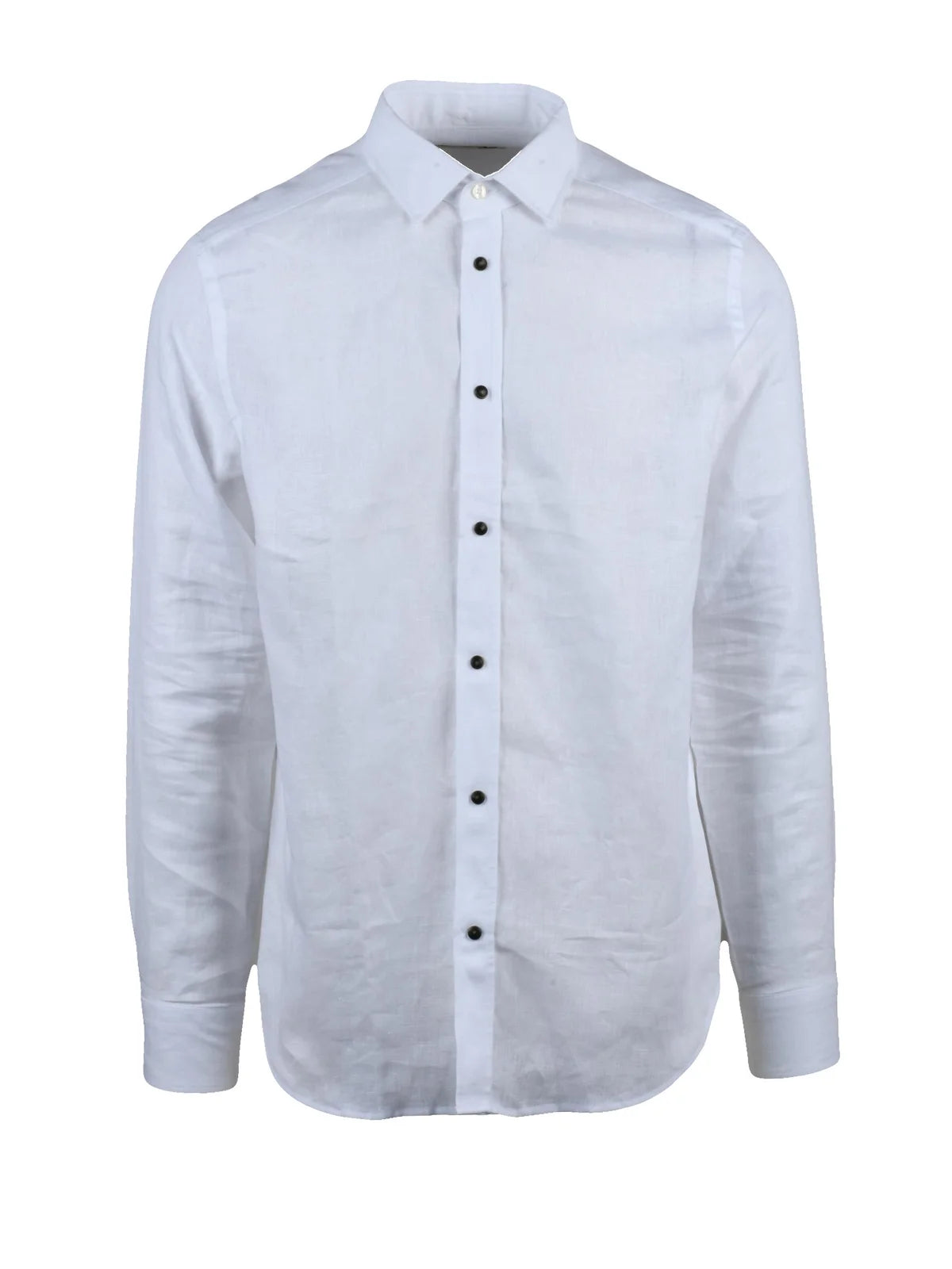 White Linen Men Shirt