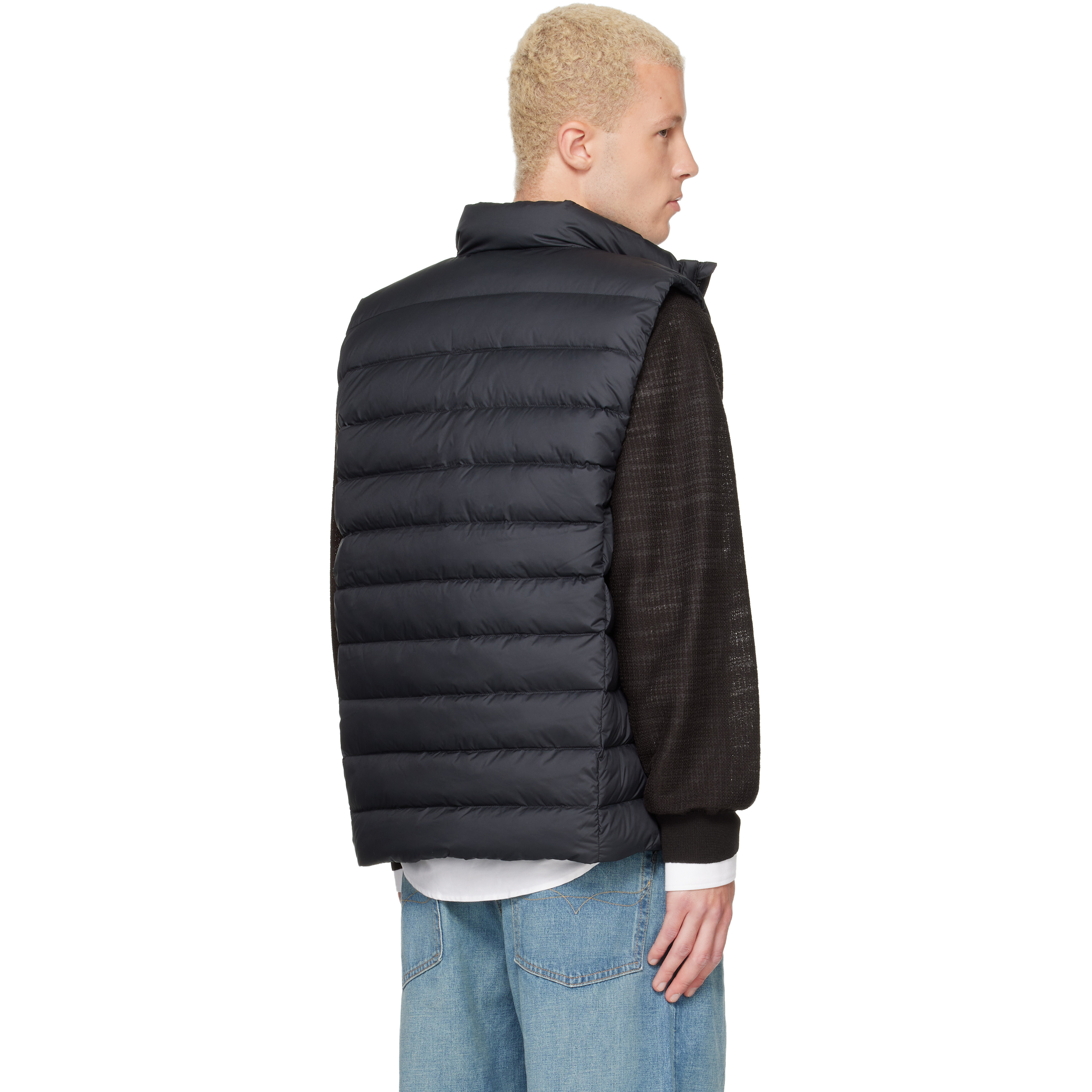 Black Perpetual Insulated Down Vest