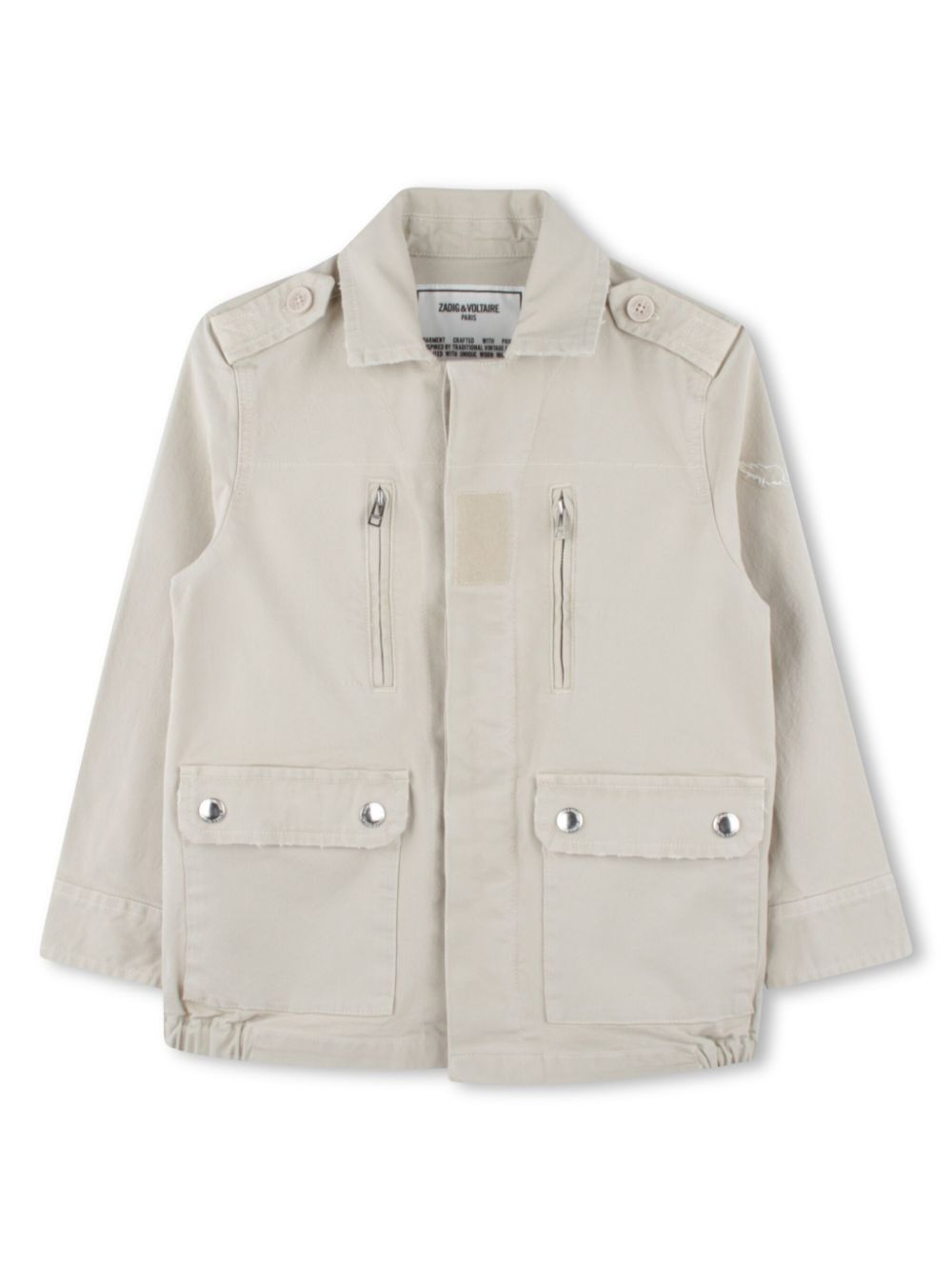 Logo bomber jacket - Neutrals