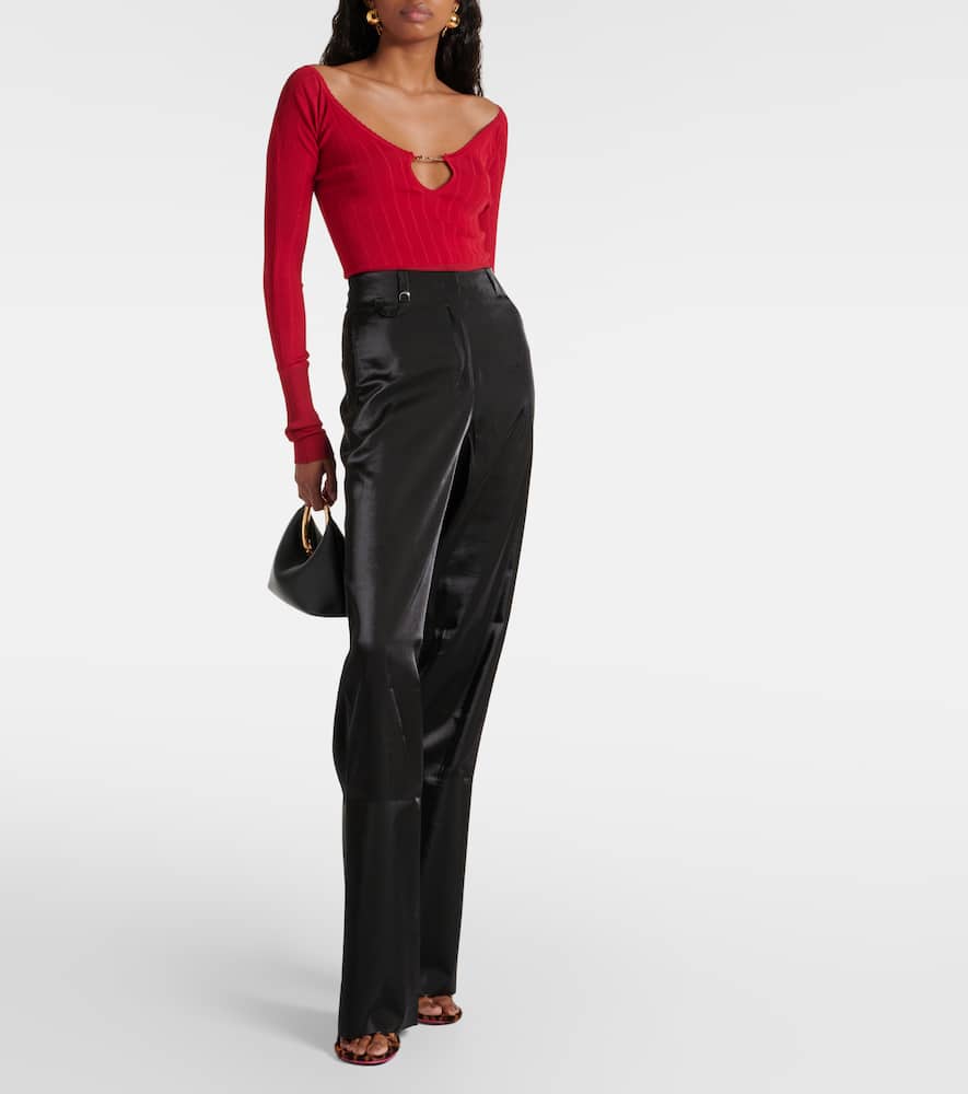 Le Pantalon Cubo wide-leg pants