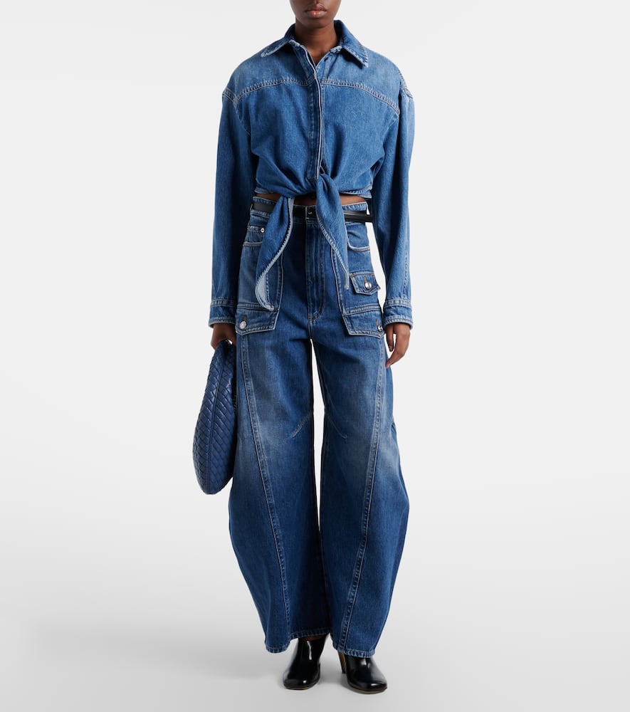 Violino barrel-leg jeans