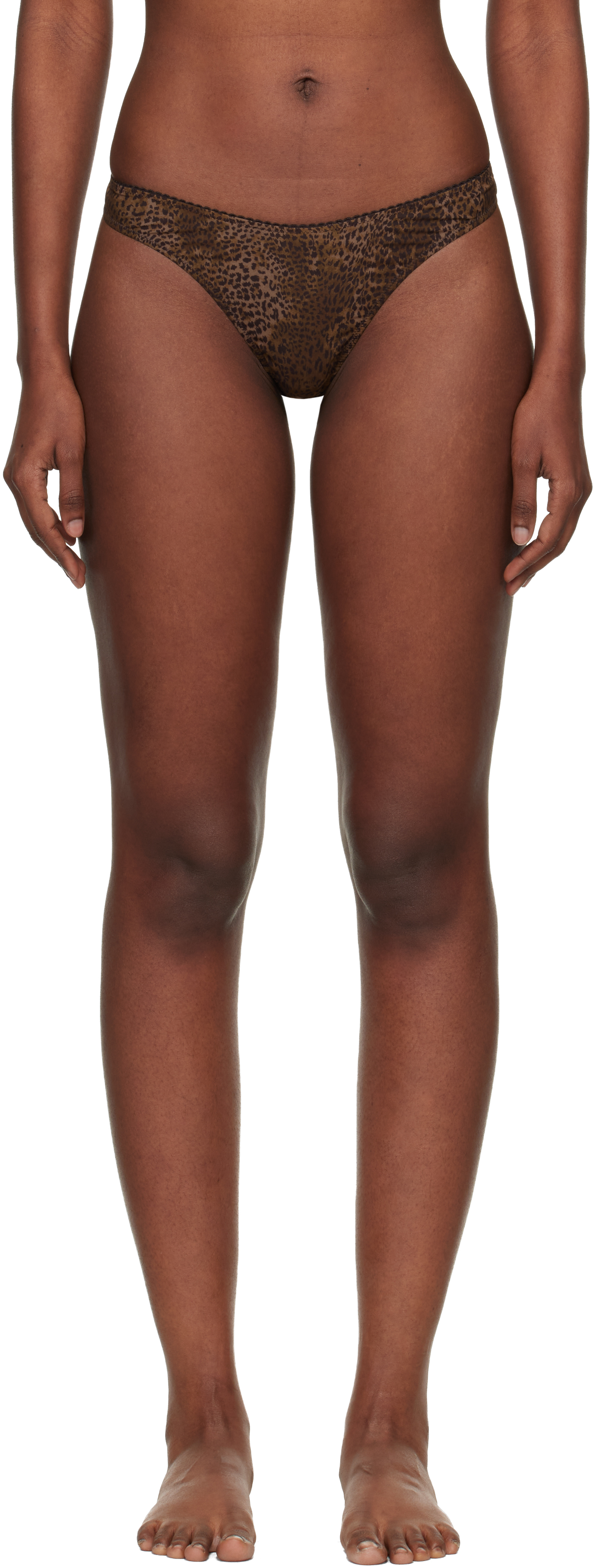 Brown Leopard Shania Thong