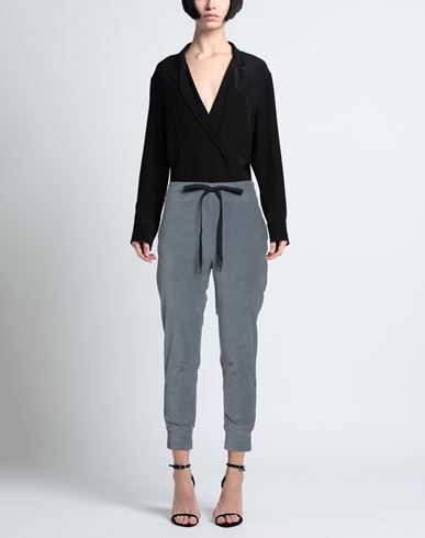 Alessia Santi Woman Pants Grey Size 8 Cotton, Elastane